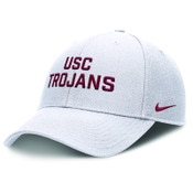 USC Trojans Nike White Rise Practice Srtuctured Snapback Hat